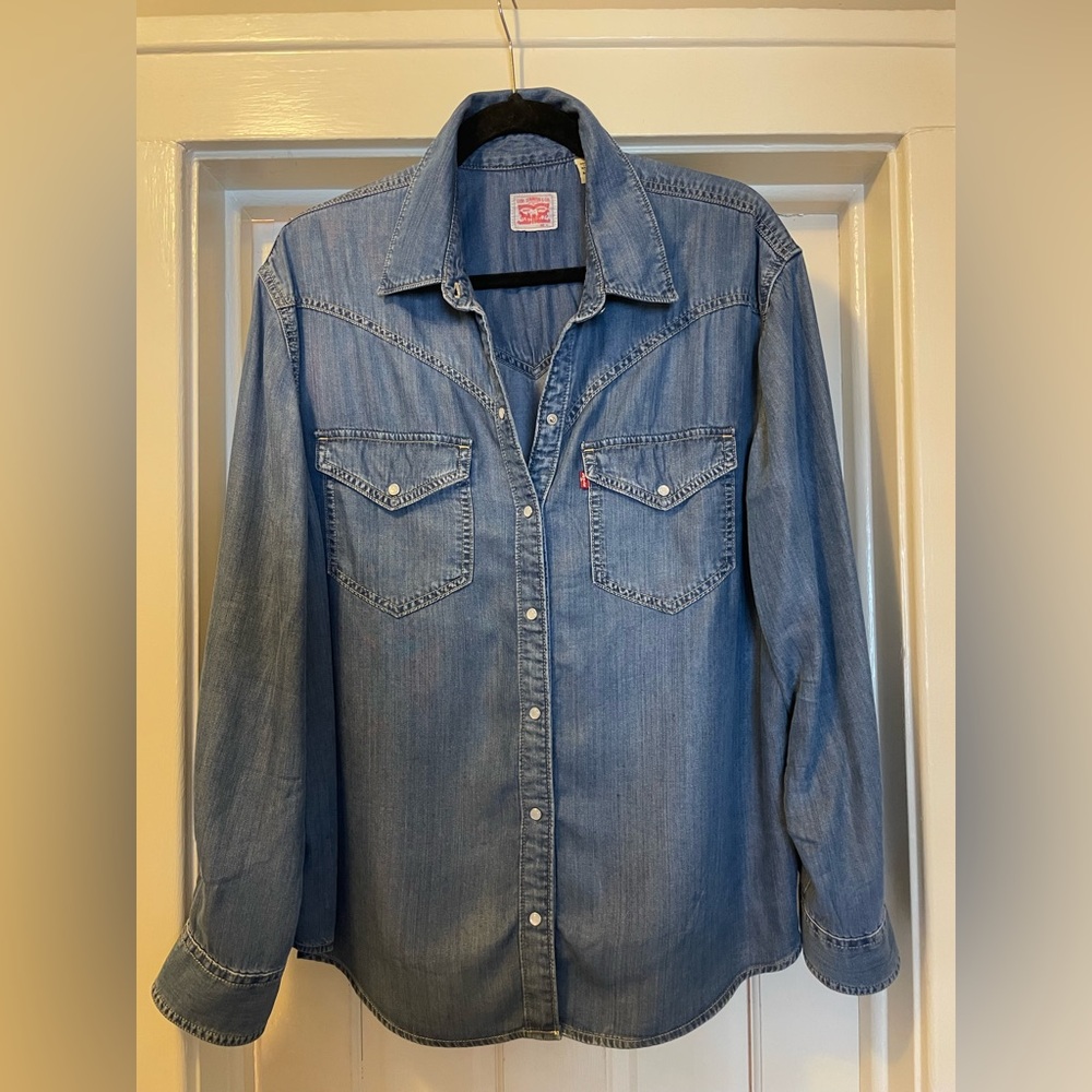 Levi's Classic Blue Western Shirt